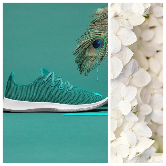 allbirds Other - Allbirds Men’s Tree Runners Teal Mist With White Soles Size 9 Medium